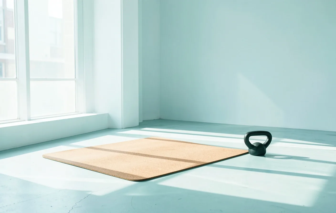 Natural light gym space